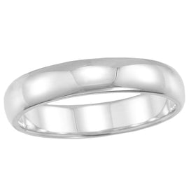 5mm Men's Band in 14K White Gold