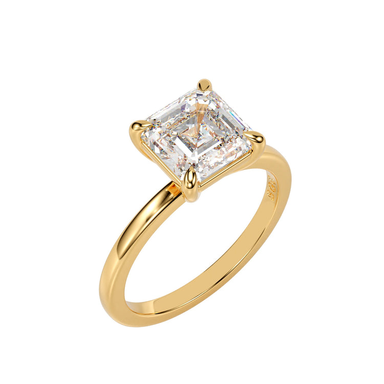 Yellow Gold - Asscher
