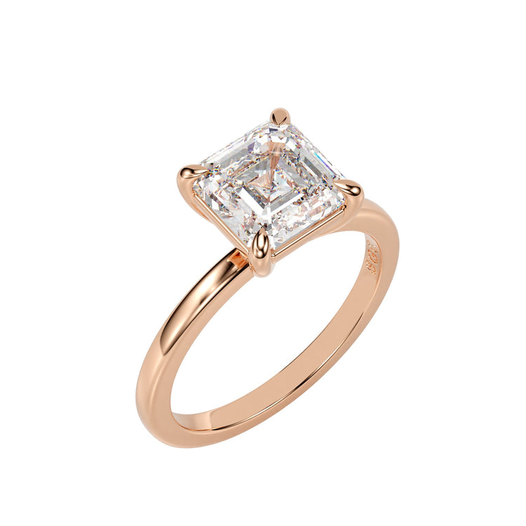 Rose Gold - Asscher