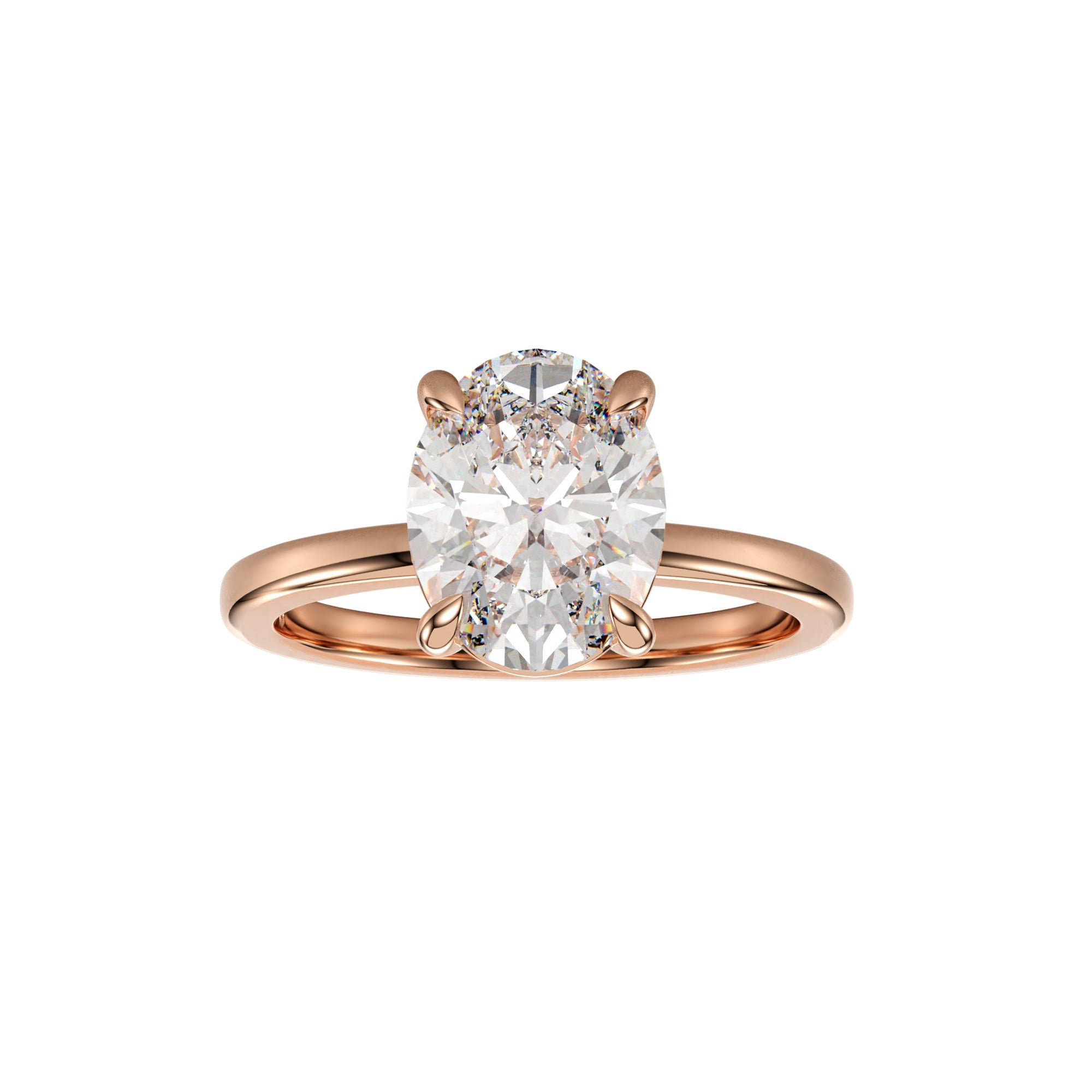 
                    Rose Gold - Oval
                  