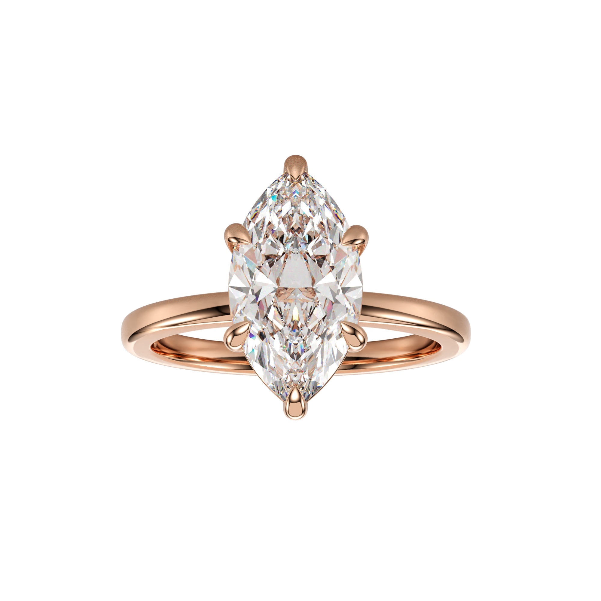 
                    Rose Gold - Marquise
                  