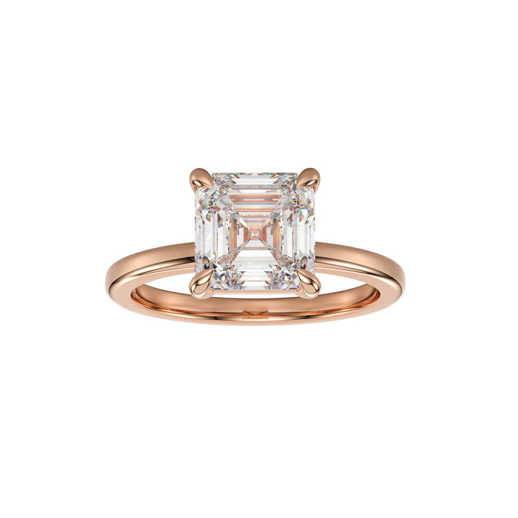 Rose Gold - Asscher