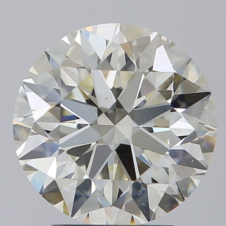 3.7 Carat Round Shape Natural Diamond