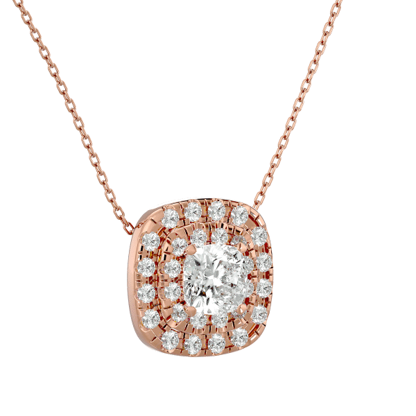 Classic Diamond Fine Halo Pendant. with 0.6 carat Marquise diamond NA cut J color VS2 clarity