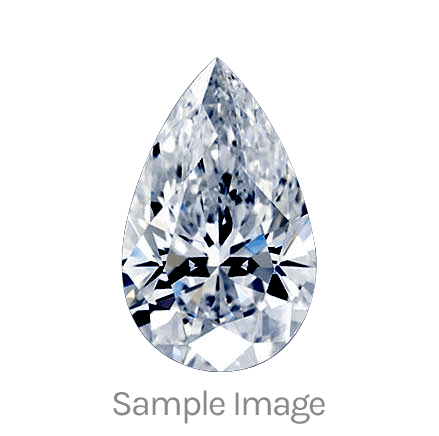 0.5 Carat Pear Shape Natural Diamond