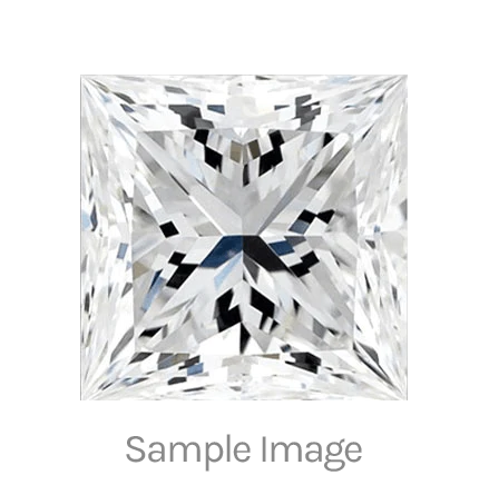 0.3 Carat Princess Shape Natural Diamond