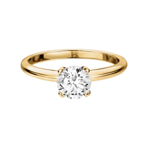 yellow gold - round
