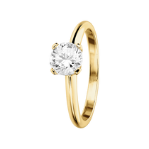 yellow gold - round