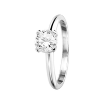 white gold - round