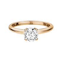 rose gold - round