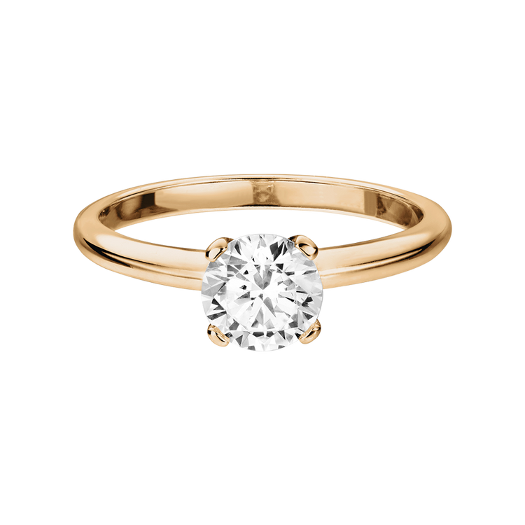 rose gold - round
