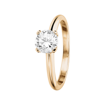 rose gold - round