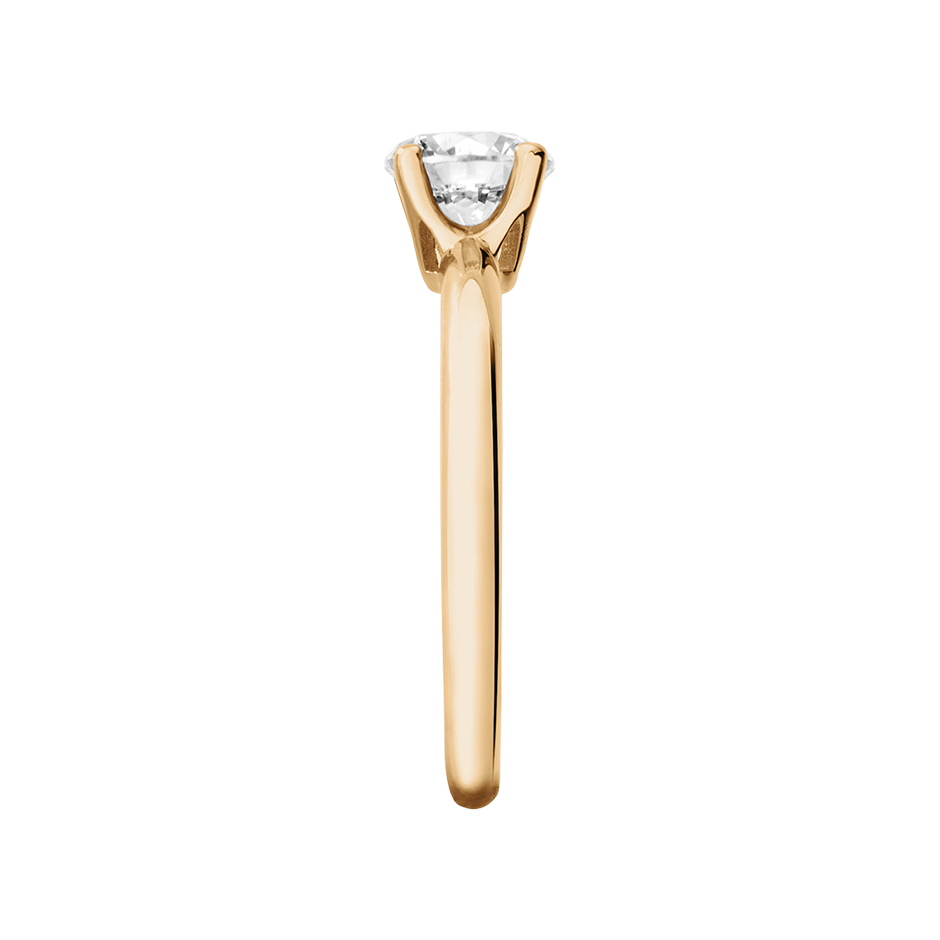 rose gold - round