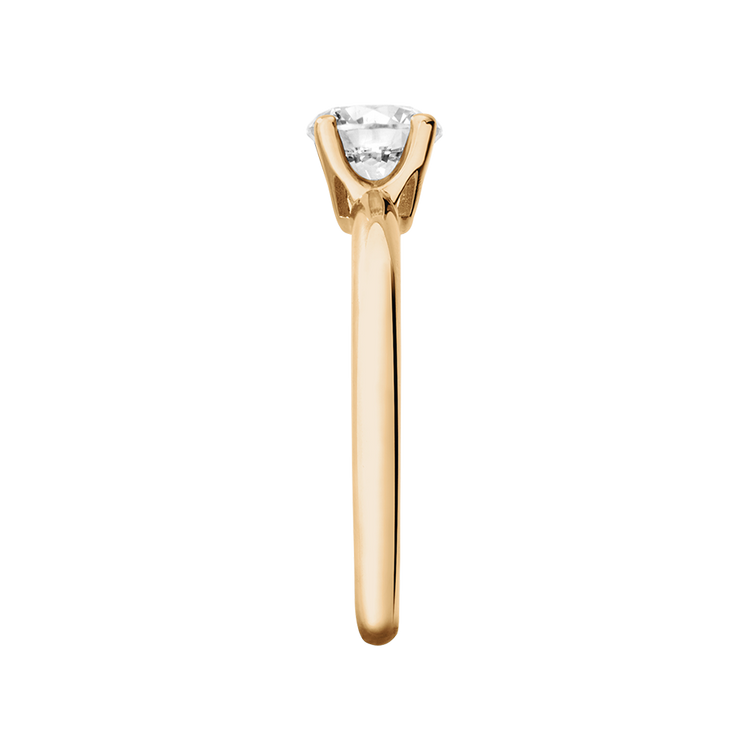 rose gold - round