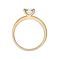 yellow gold - round