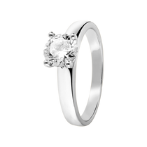 white gold - round