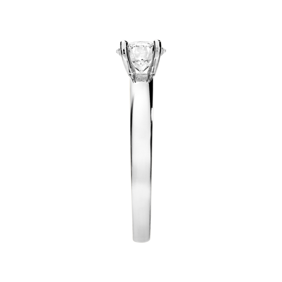 white gold - round
