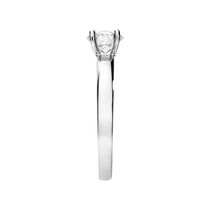 white gold - round
