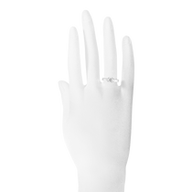 white gold - round