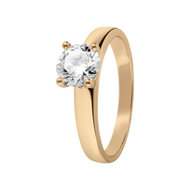 rose gold - round
