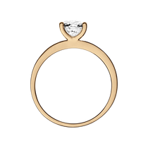 rose gold - round
