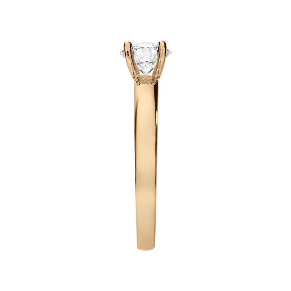 rose gold - round