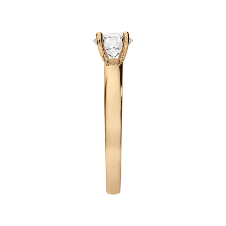 rose gold - round
