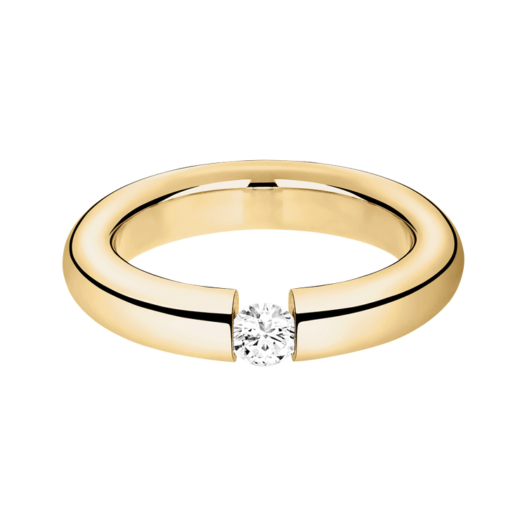 yellow gold - round