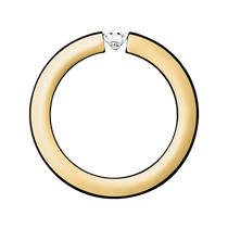 yellow gold - round