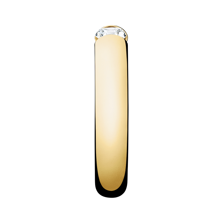 yellow gold - round