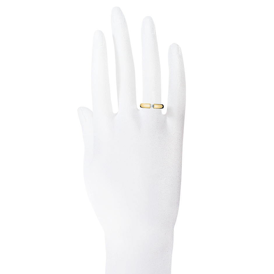 yellow gold - round
