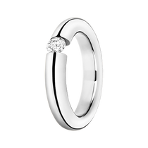 white gold - round