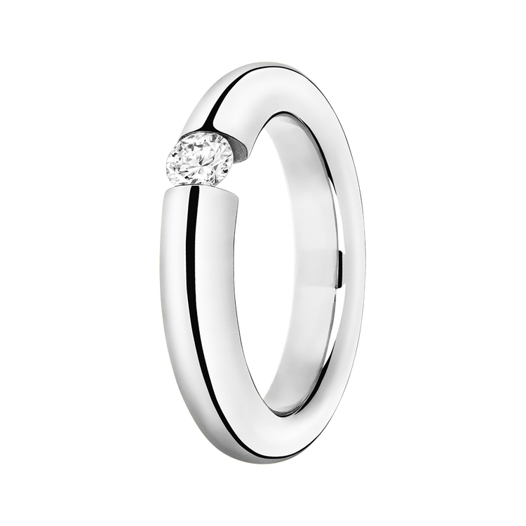 white gold - round