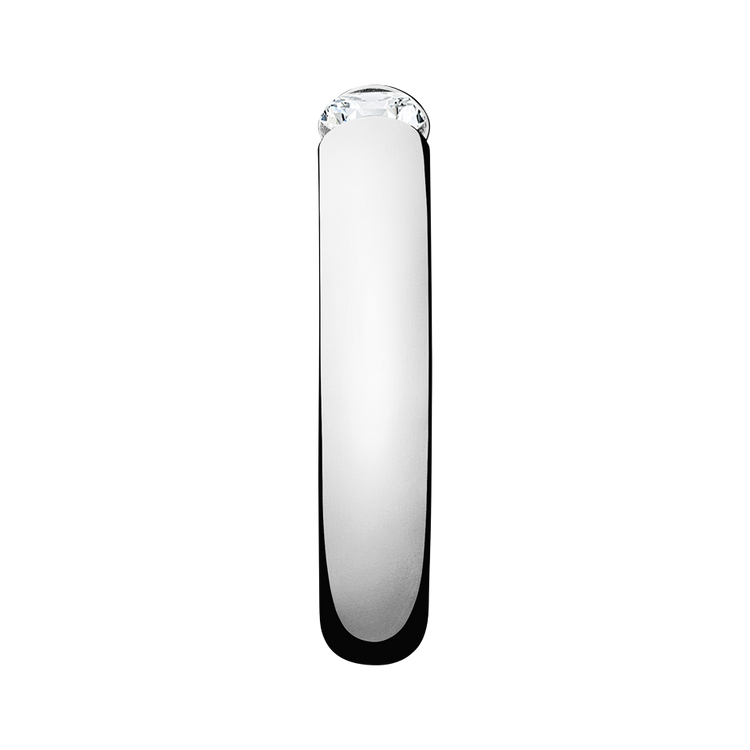 white gold - round