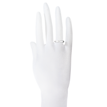 white gold - round