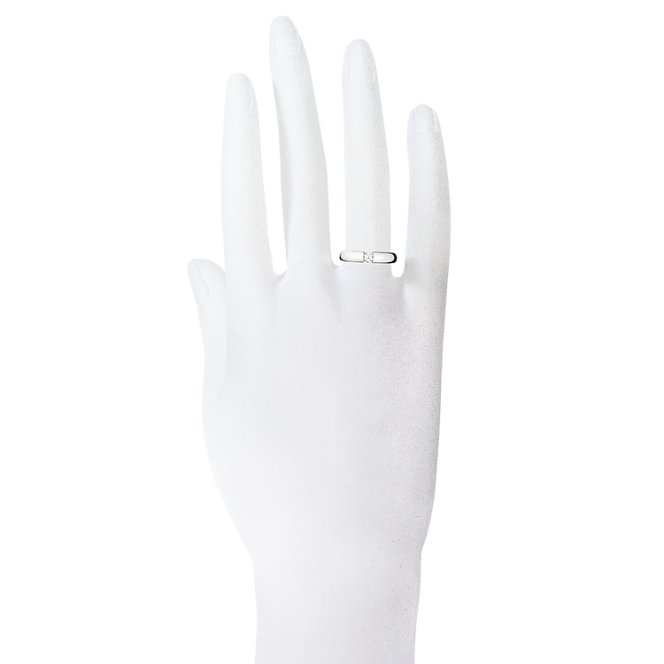 white gold - round