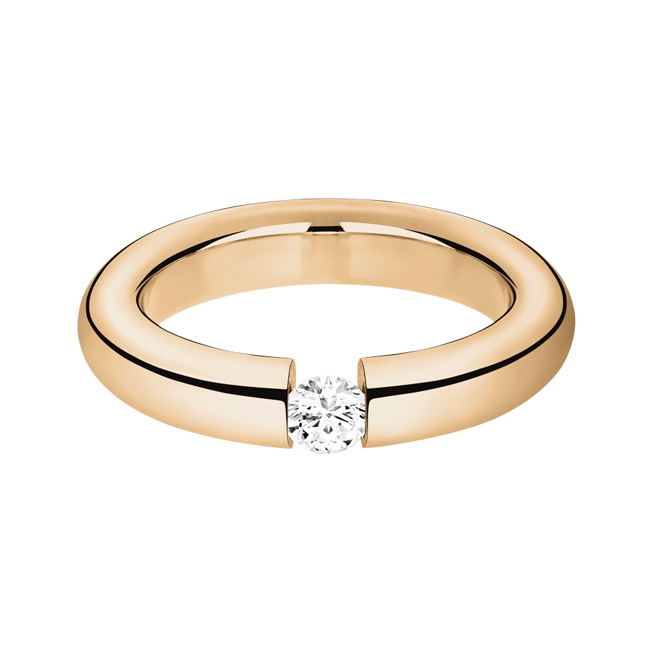 rose gold - round