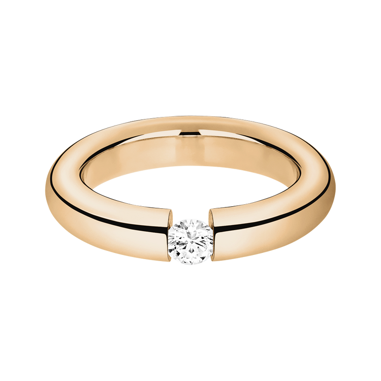 rose gold - round