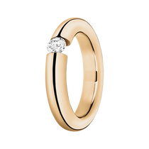 rose gold - round