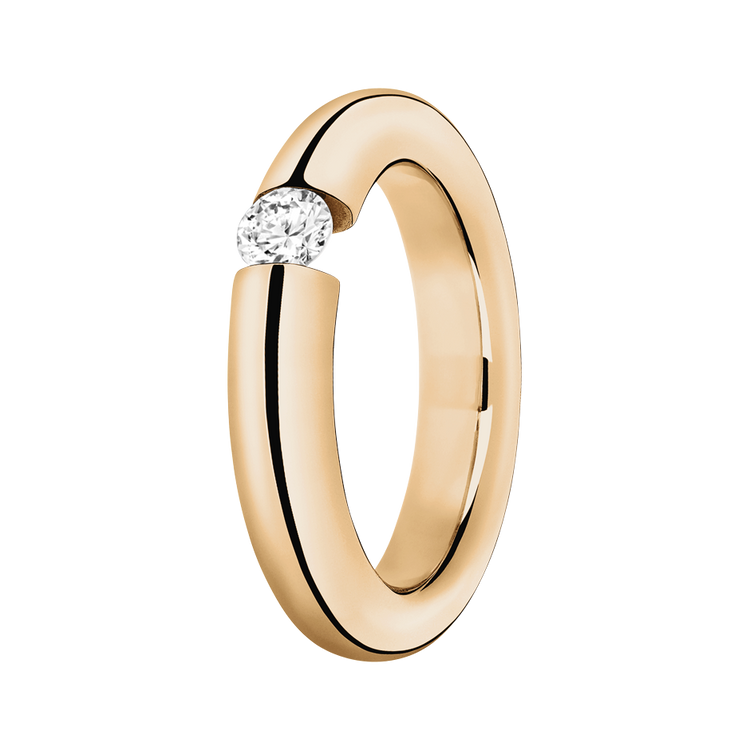 rose gold - round