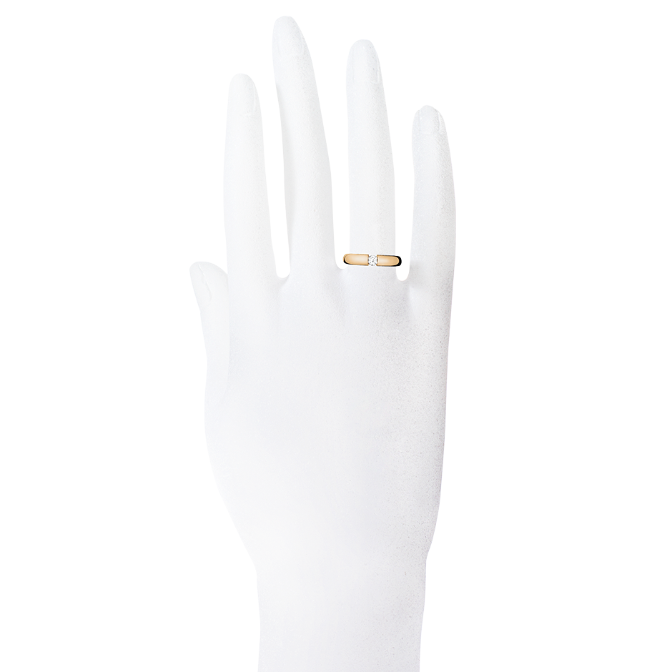 rose gold - round