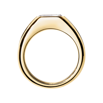 yellow gold - emerald