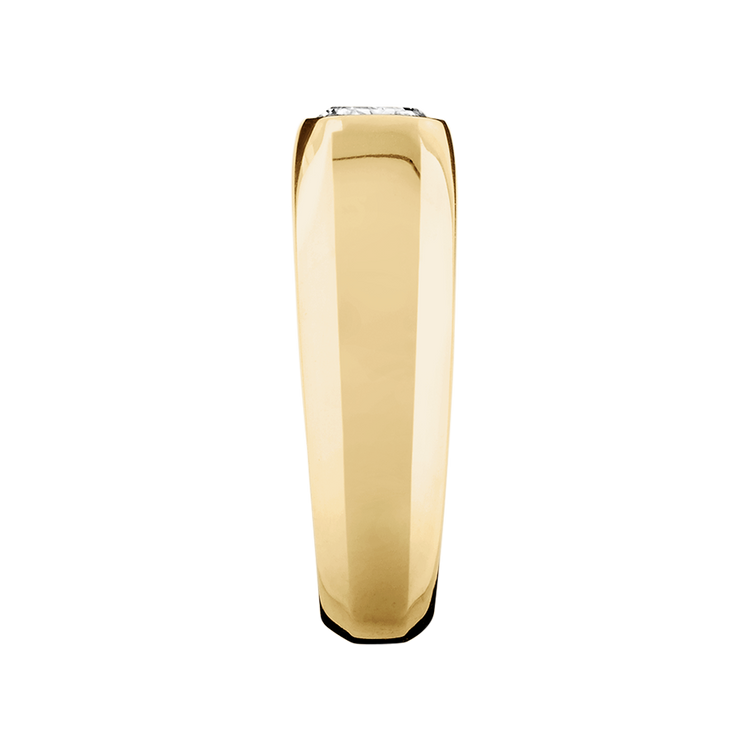yellow gold - emerald