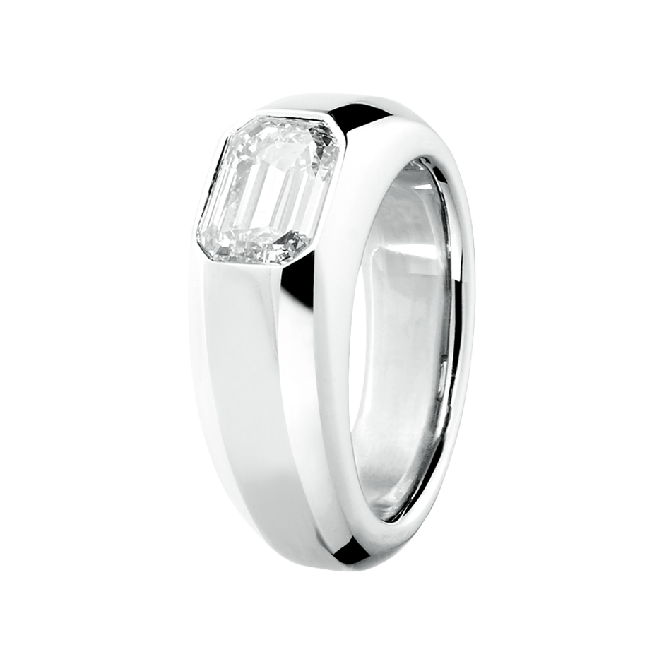 white gold - emerald