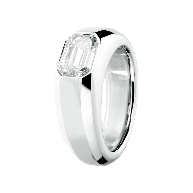 white gold - emerald