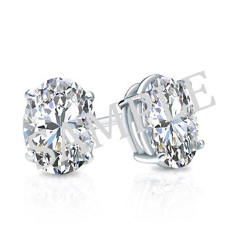 Bailey Studs With 0.62 Carat Round Shape  Lab Diamond