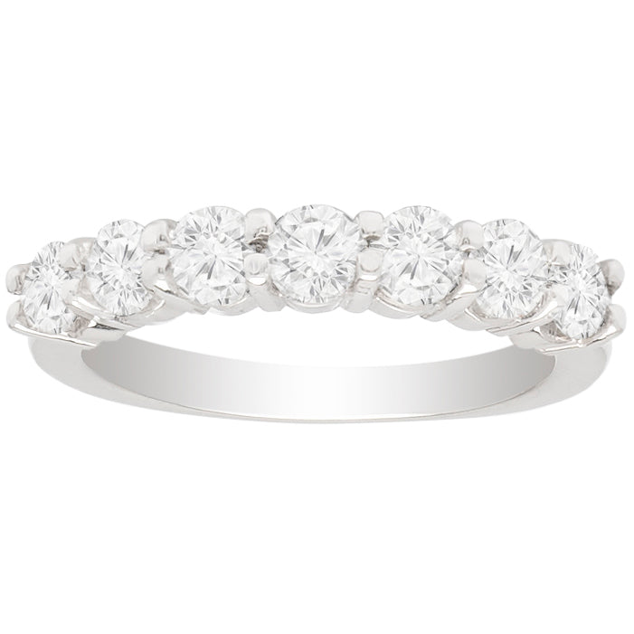 Gina Diamond Band 14k White Gold; 1.10 CTW