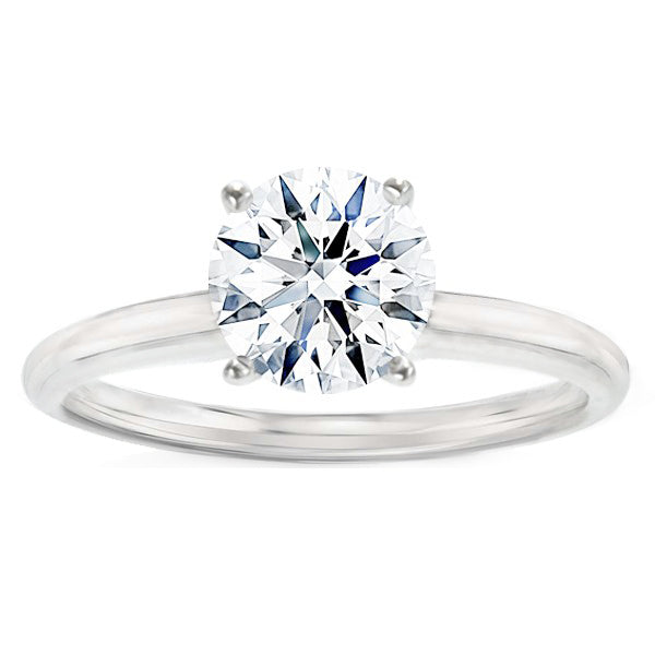 Carmen Solitaire Ring in Platinum