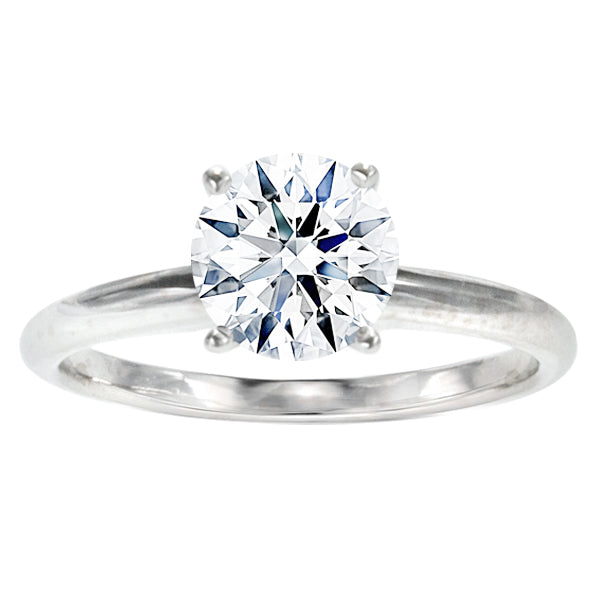 Carmen 14K White Gold Solitaire Ring