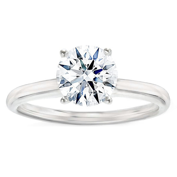 Carmen Solitaire Ring in Platinum